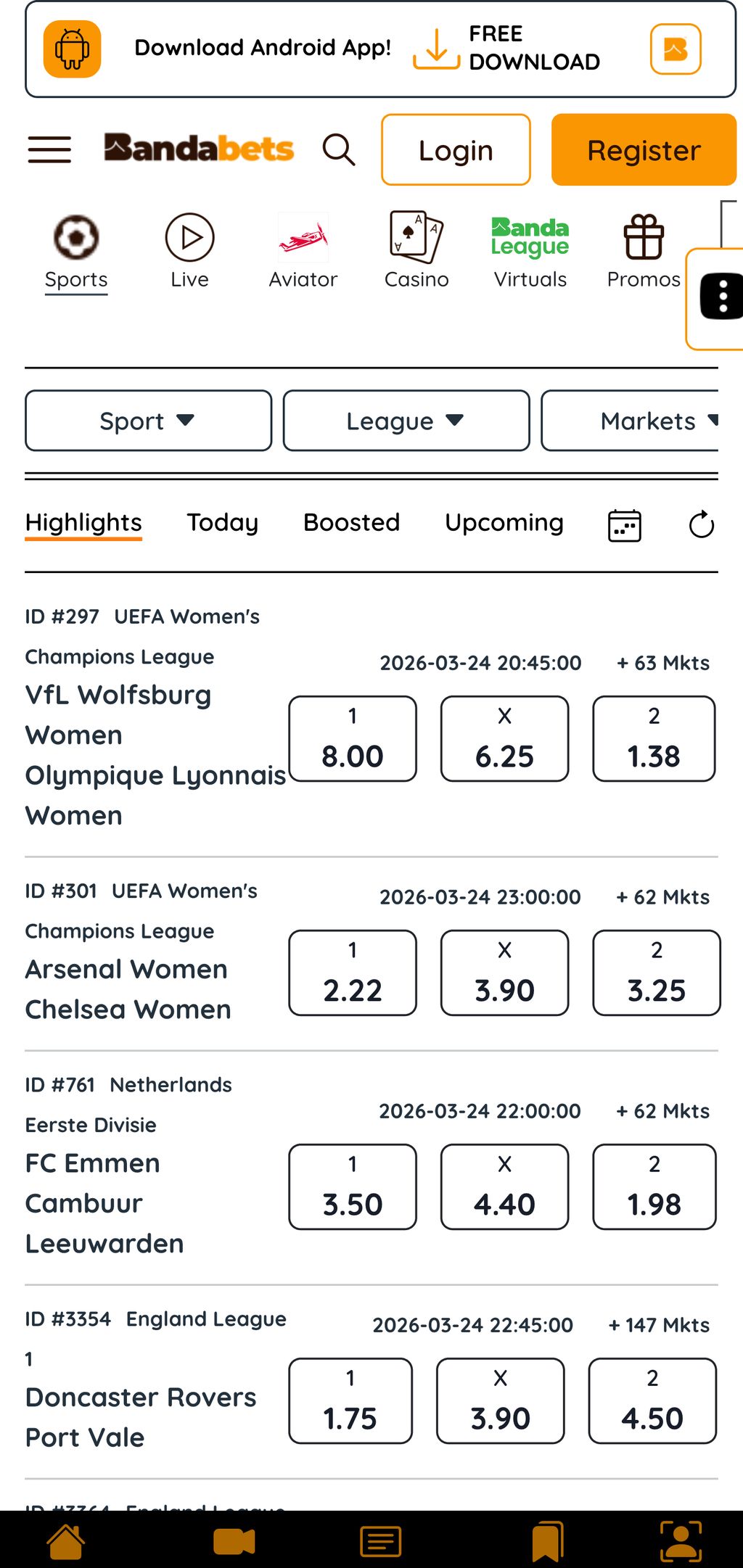 BandaBets sports betting