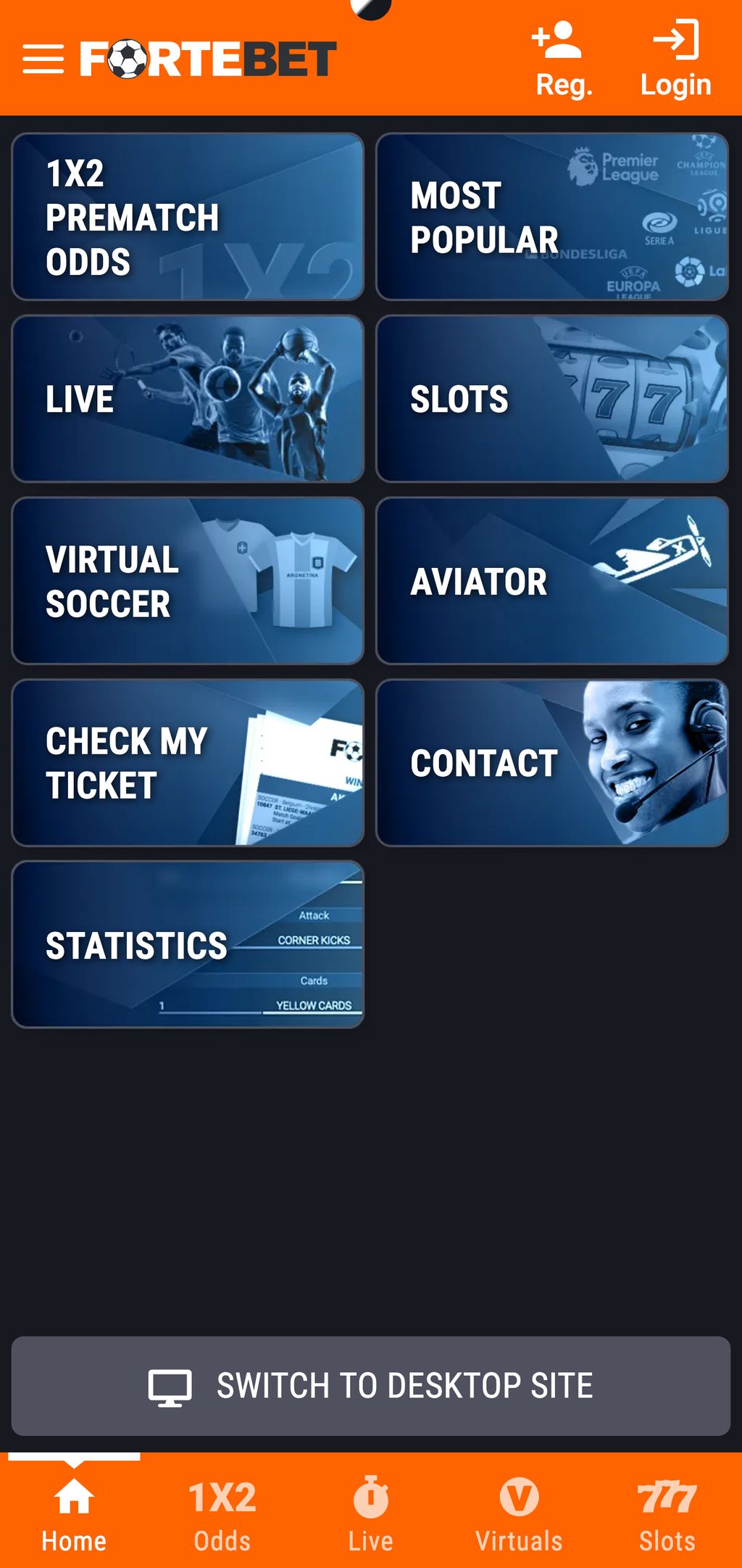 Fortebet official website